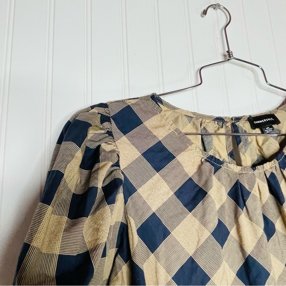 Summersalt Plaid Tiered Midi Dress - Picture 5 of 8